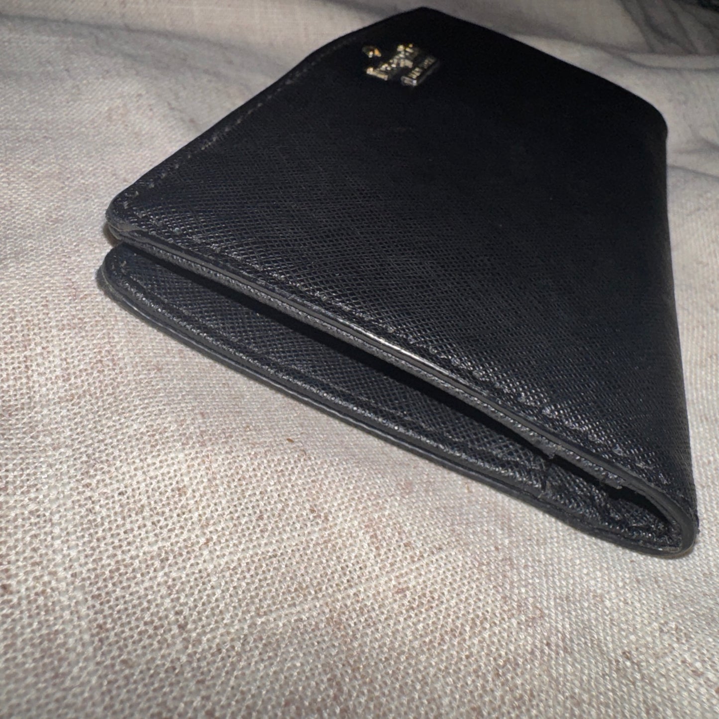 Kate Spade New York Stacy Laurel Way Saffiano Leather Wallet black