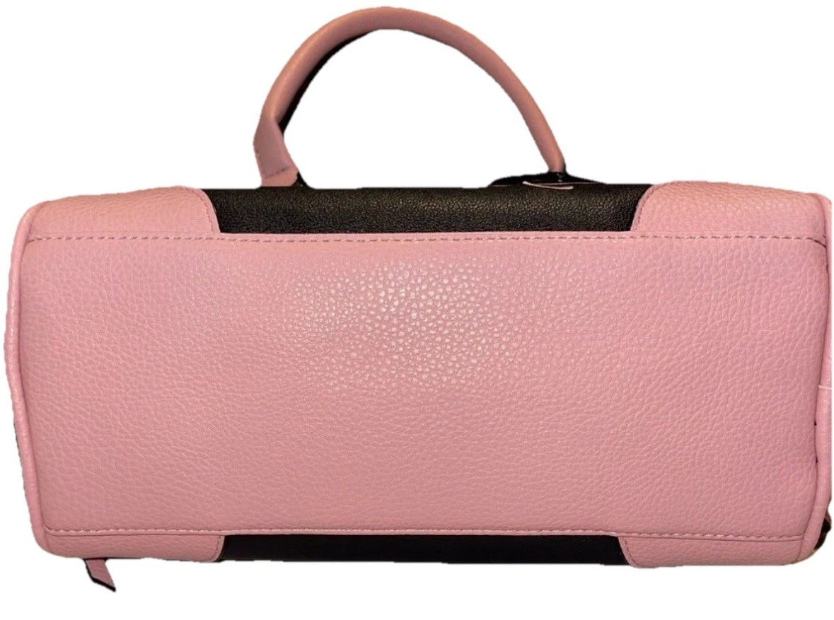 New Viral Juicy Couture Urban Heritage Bowler Bag Faux Leather Liquorice