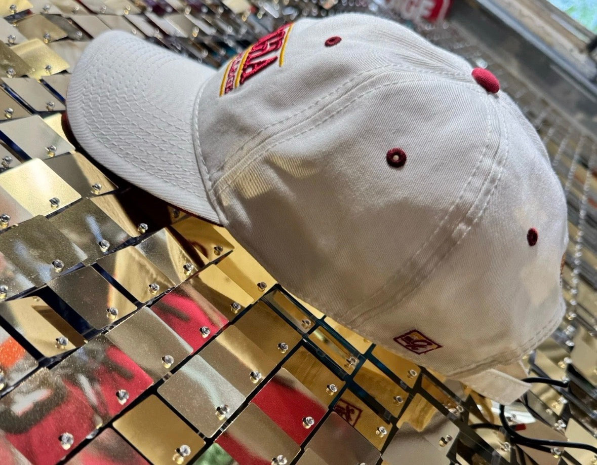 Vintage Y2K Abercrombie & Fitch Hat Fitted Cap Pink Distressed Small/medium