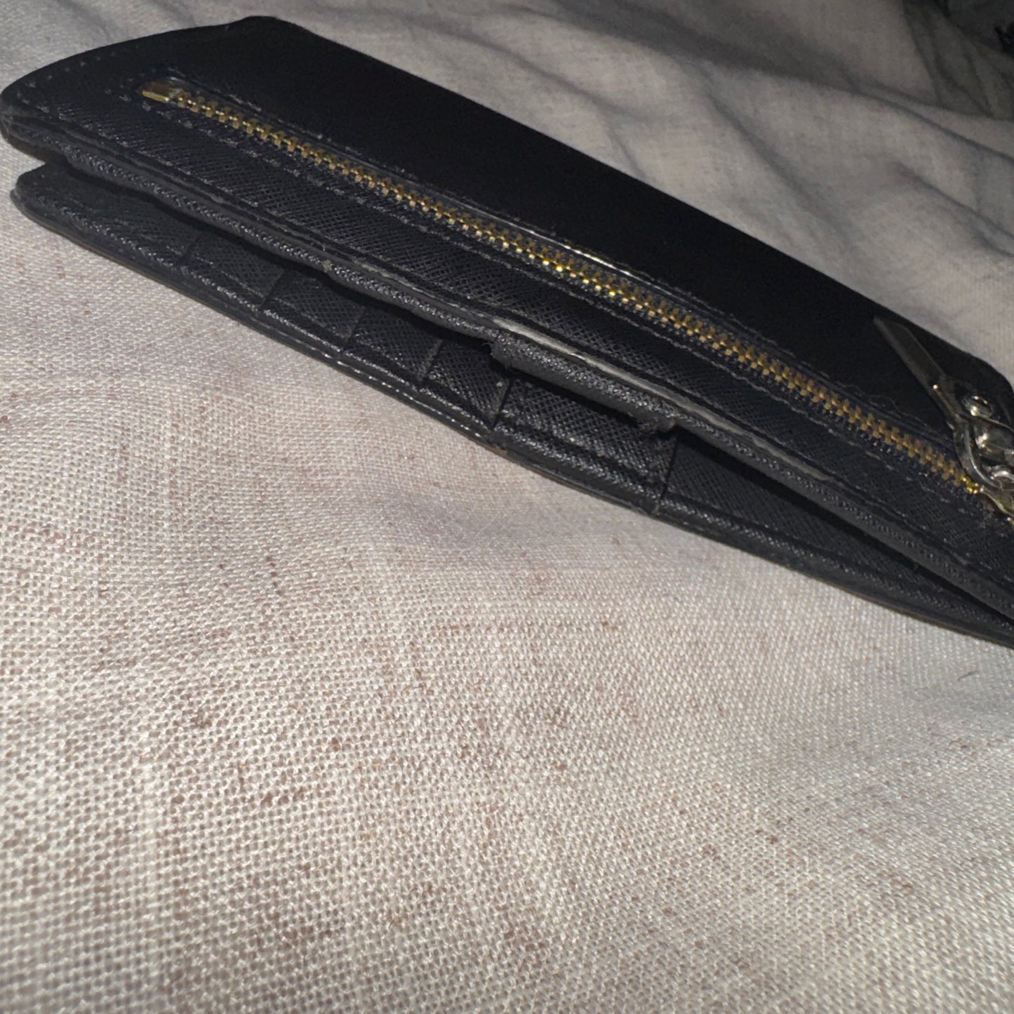 Kate Spade New York Stacy Laurel Way Saffiano Leather Wallet black