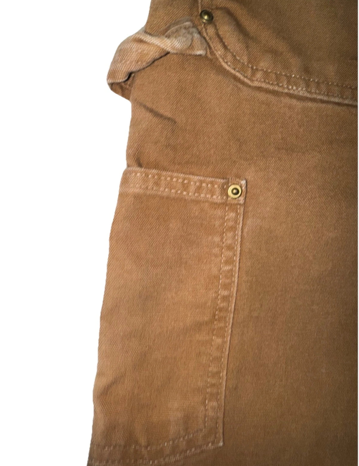 VTG 90s 1998 CARHARTT B01 USA Men's 33 x 34 Brown Duck Double Knee Work Pants