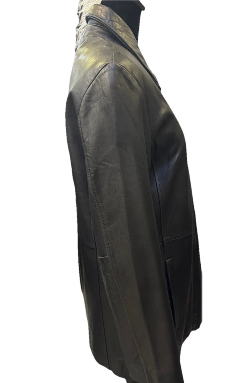 Vintage Wilson’s Leather Pelle Studio Women's S Black Jacket w Thinsulate liner