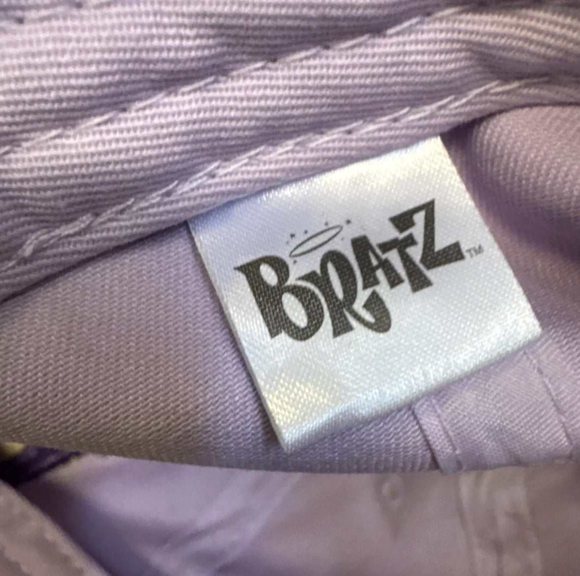 Y2K Rare Purple Bratz Logo Baseball Cap--