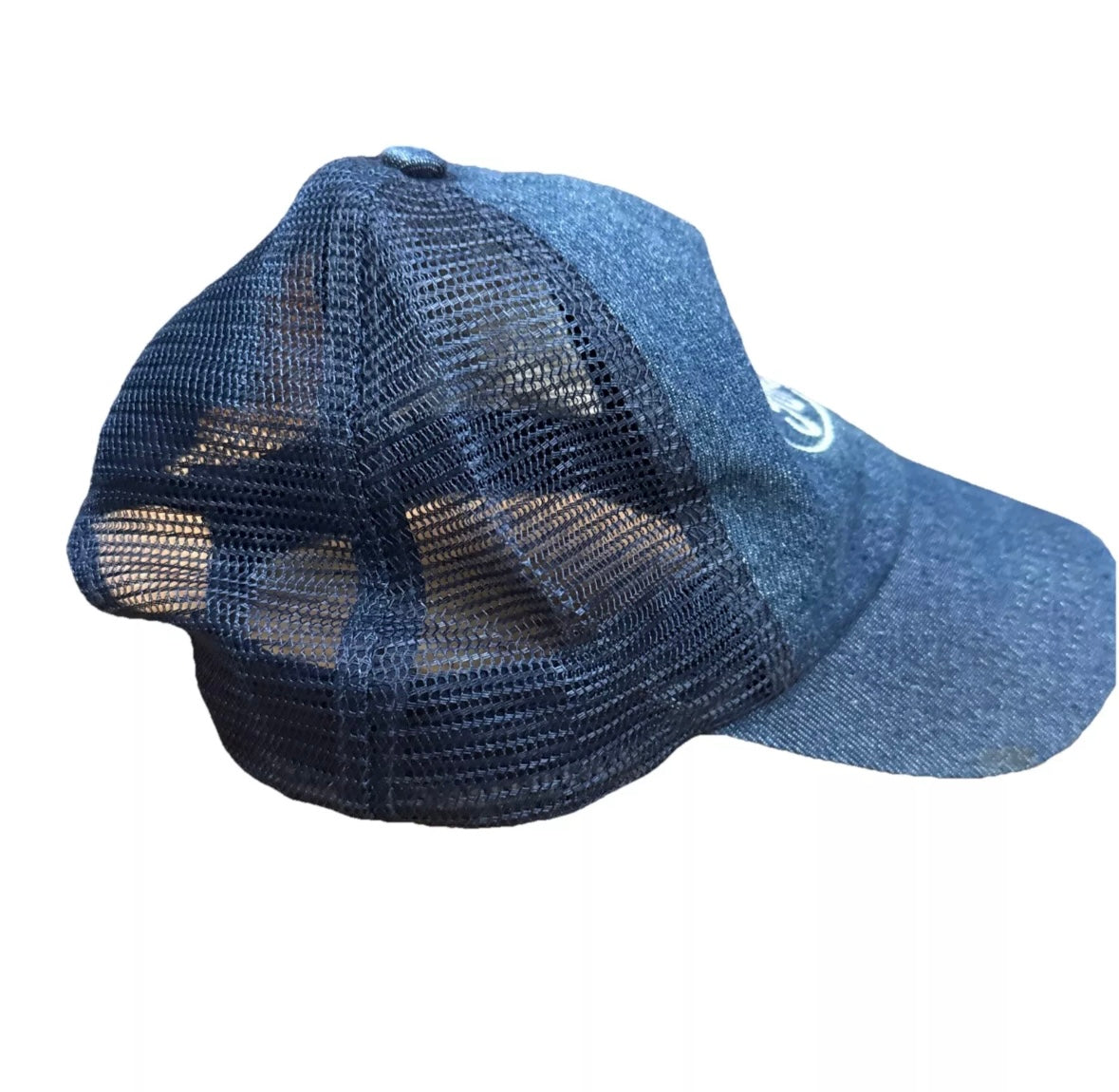 NEW FORD Officially Licensed Denim Trucker Hat Snapback Cap Embroidered NWOT