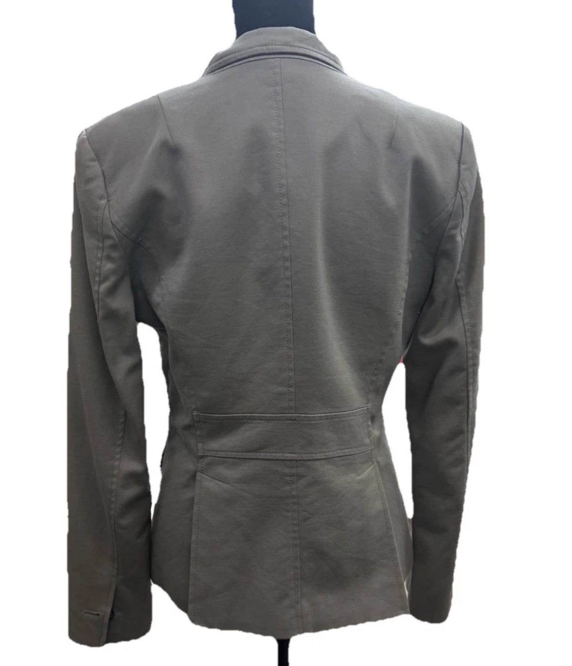 Banana republic $149 gray tailored blazer Size 8 Academia Office Classic Preppy
