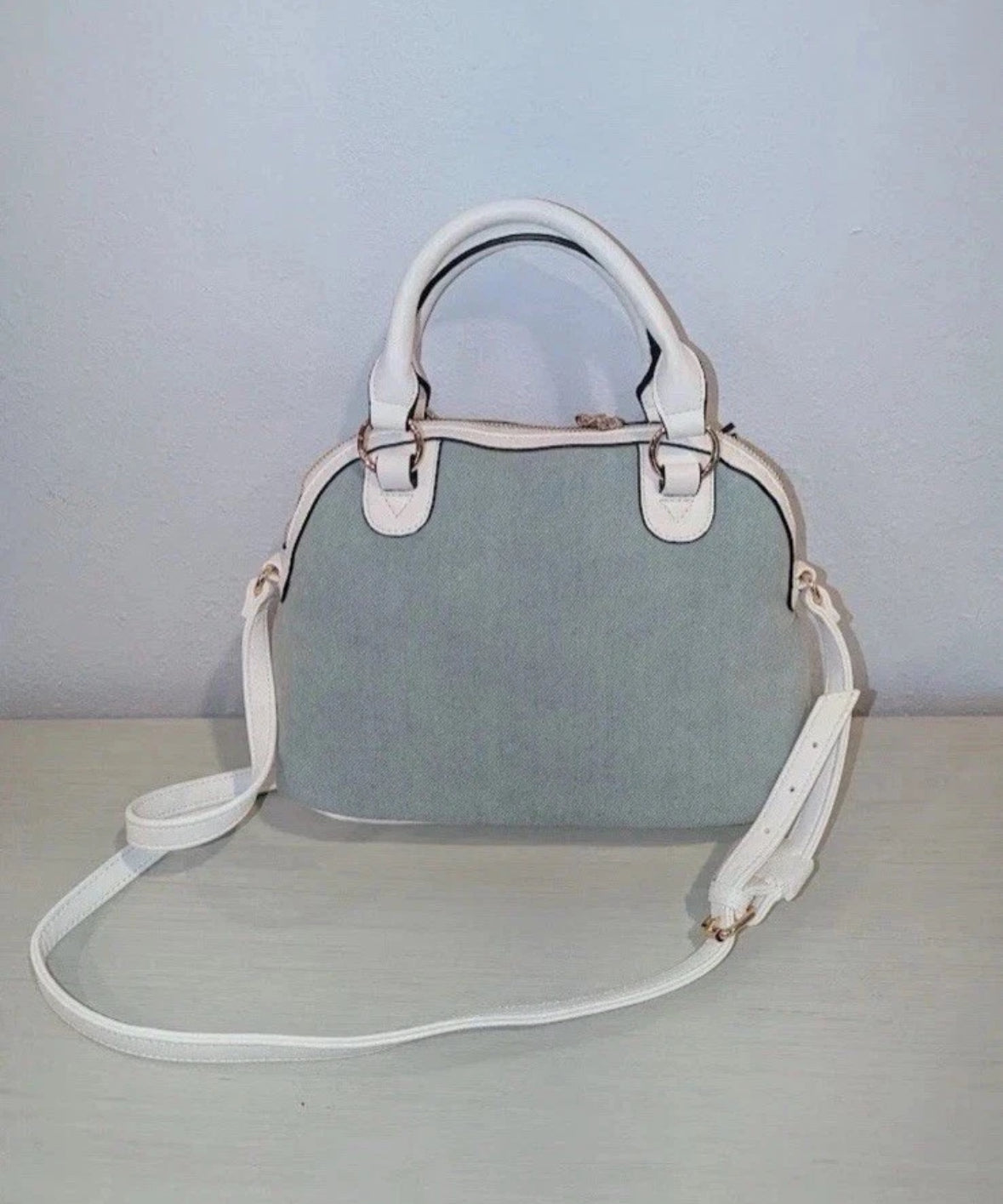VIRAL NWT Juicy Couture Heritage Denim Satchel Bag