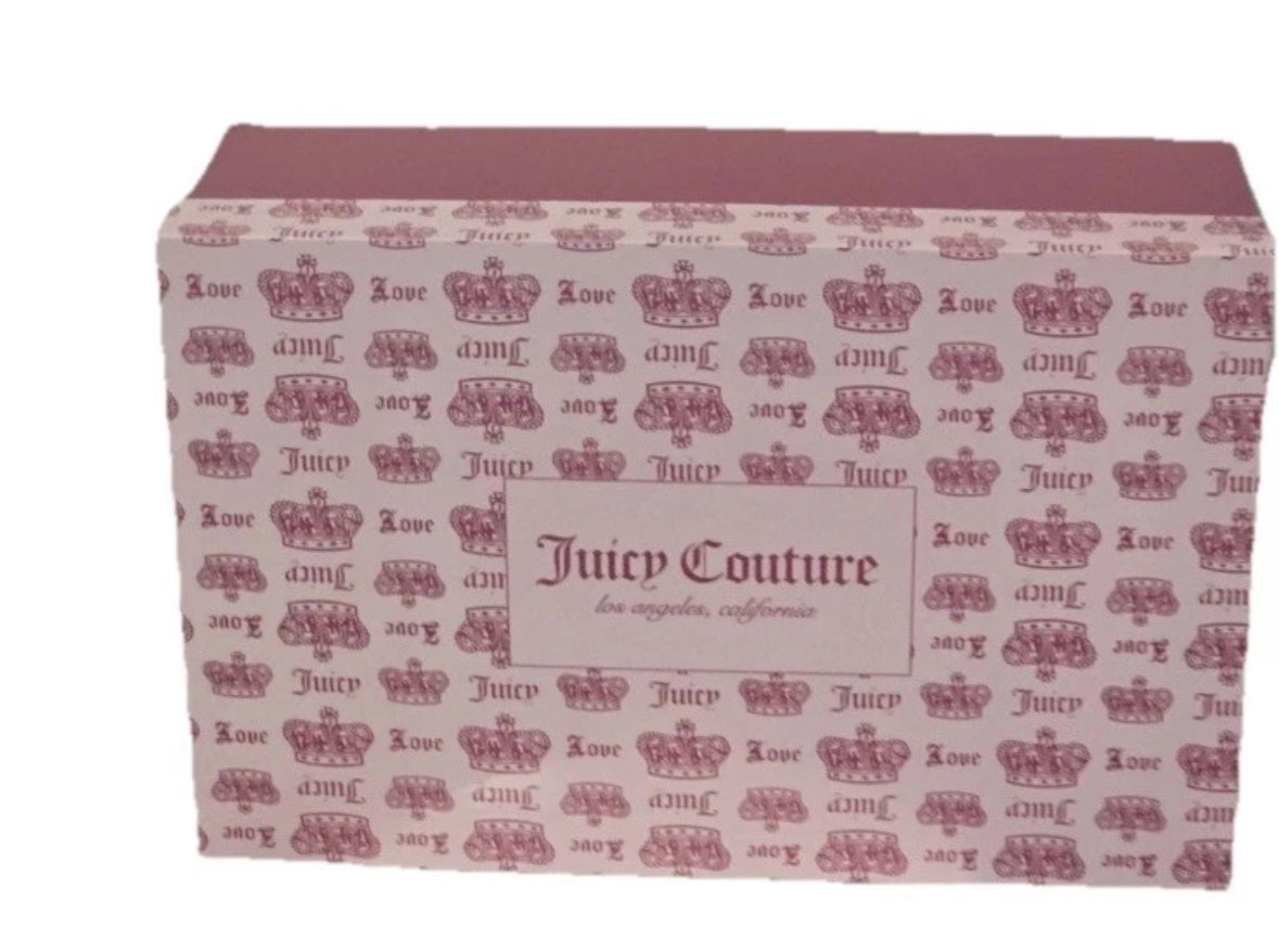 BNWT VIRAL JUICY COUTURE LOVERS CLUB 2PC SATCHEL SET LIQUORICE PINK