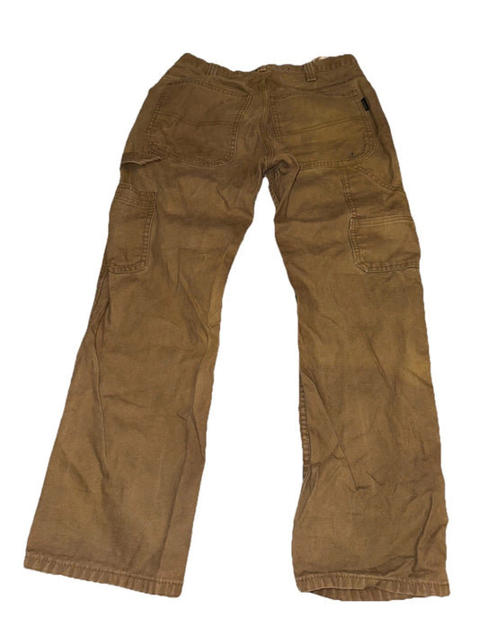 Wolverine Mens Carpenter Pants 99% Cotton brow  Size Tag 32X30