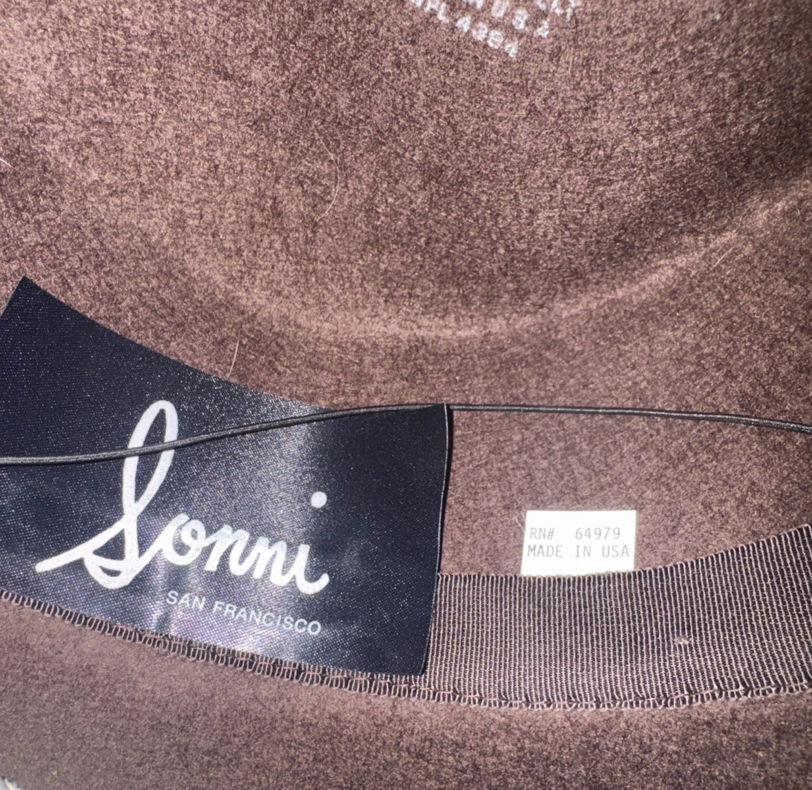 Sonni San Francisco Wool Hat Leopard Print Lancaster USA 80s 90s Y2K