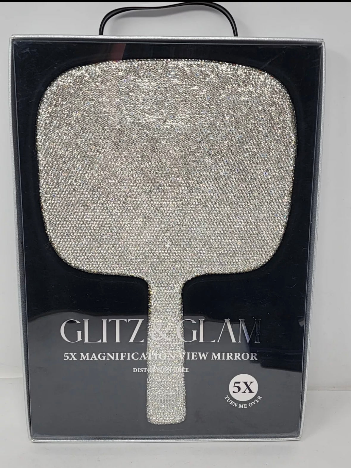 Glitz & Glam Viral Tik Tok Bling 5X Magnification View Mirror