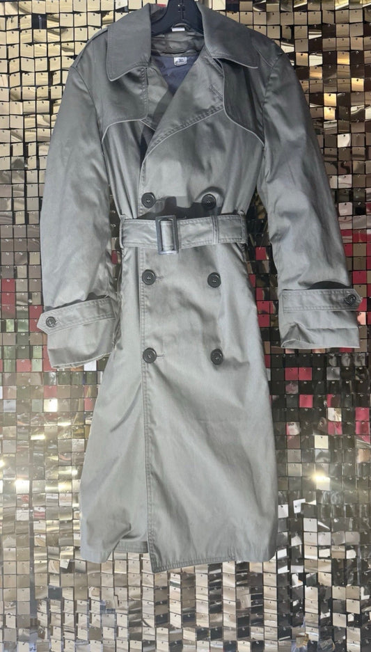 Vintage Military DSCP Valor Collection W/Liner All-Weather Trench Coat Size 36S
