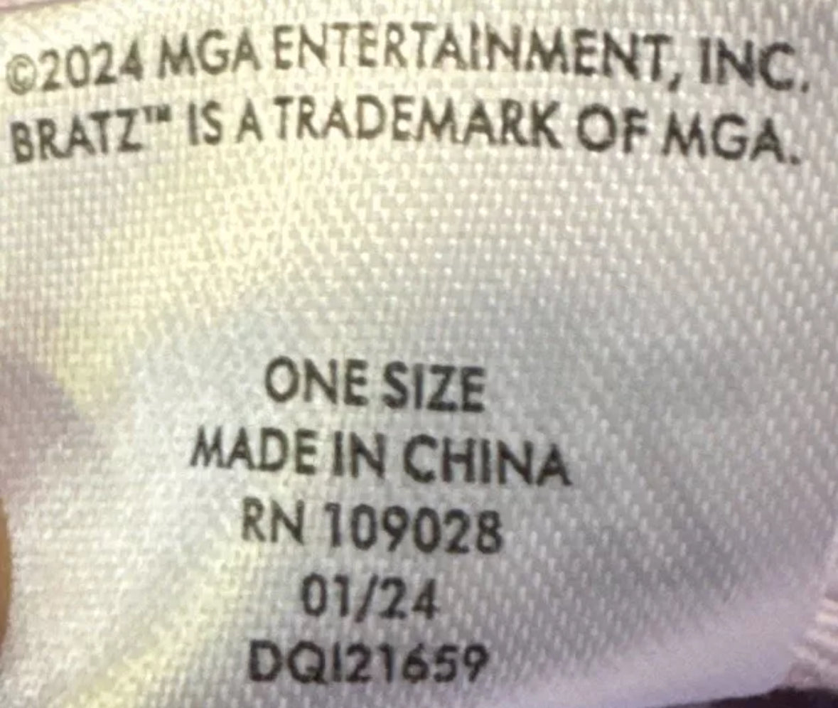 Y2K Rare Purple Bratz Logo Baseball Cap--