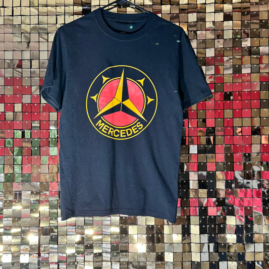 Vintage 1916 Mercedes Benz Car Shirt S 90s