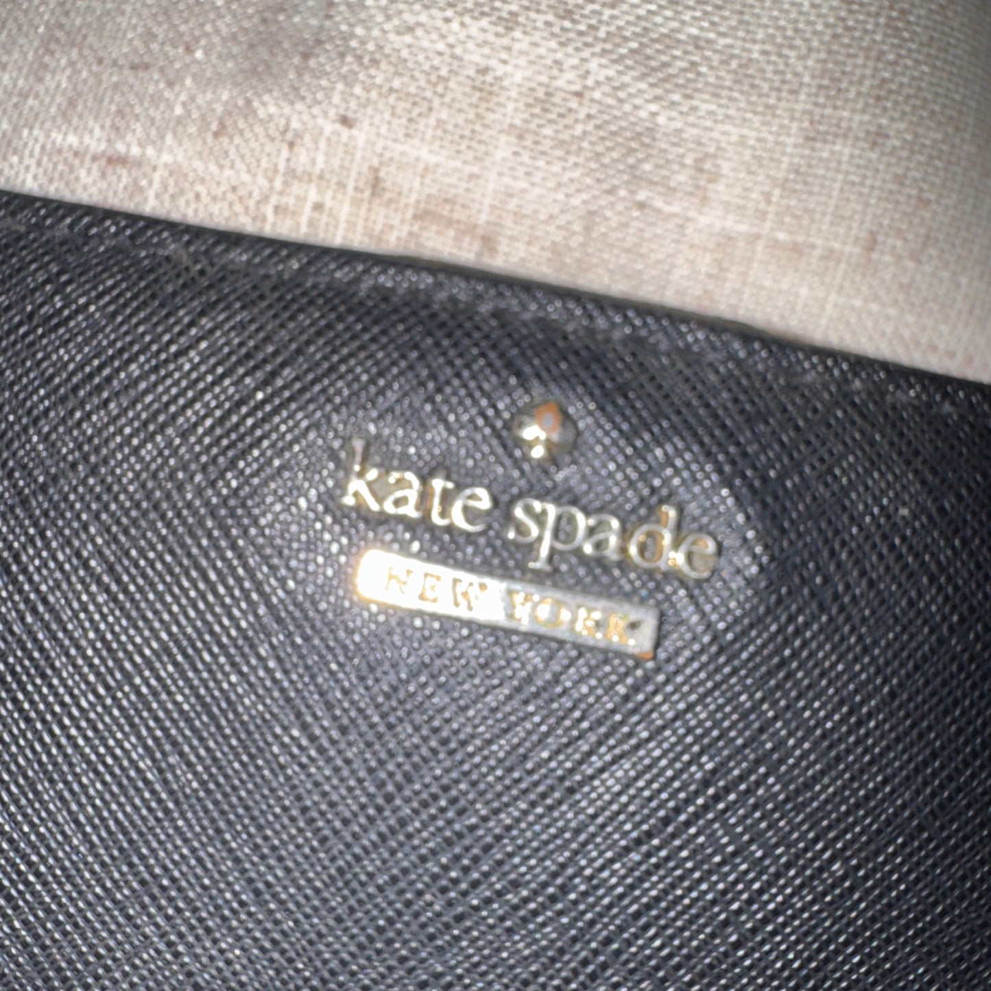 Kate Spade New York Stacy Laurel Way Saffiano Leather Wallet black